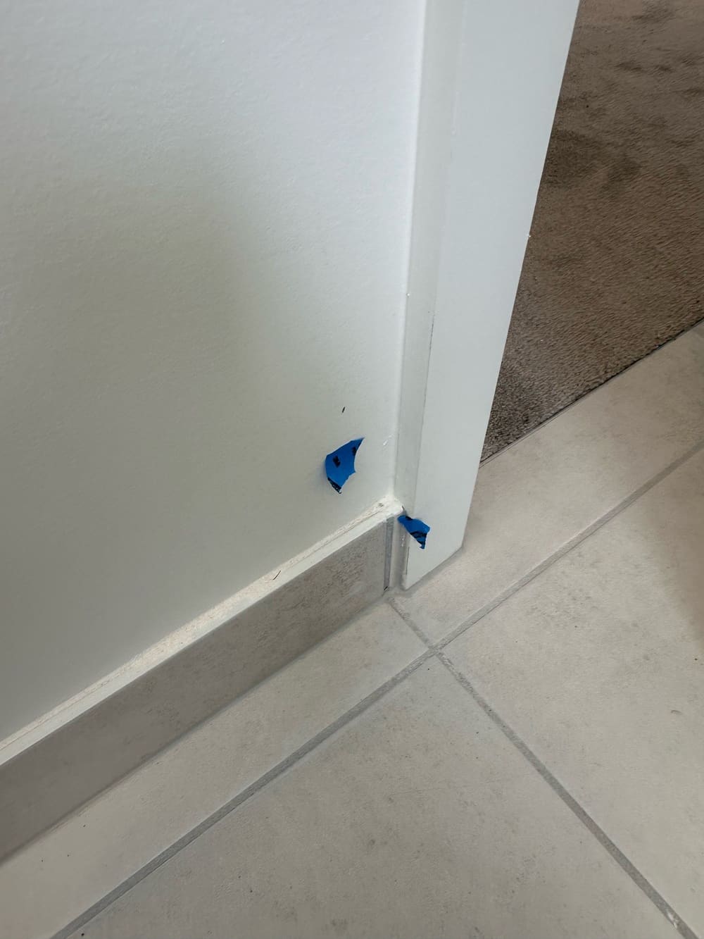Bathroom, recorded during a handover inspection in Greenbank