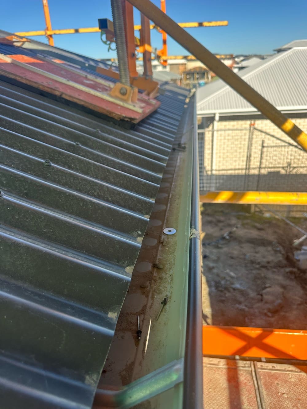 Debris to be removed, recorded during a pre-purchase inspection in Greenbank