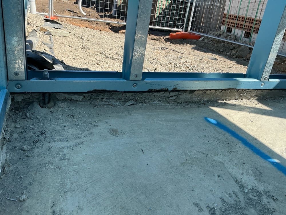 Extension required, recorded during a slab pre-pour inspection in Yarrabilba