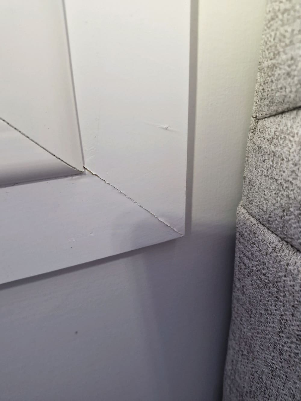 Joints not aligned skirtings, recorded during a fixing inspection in Jindalee