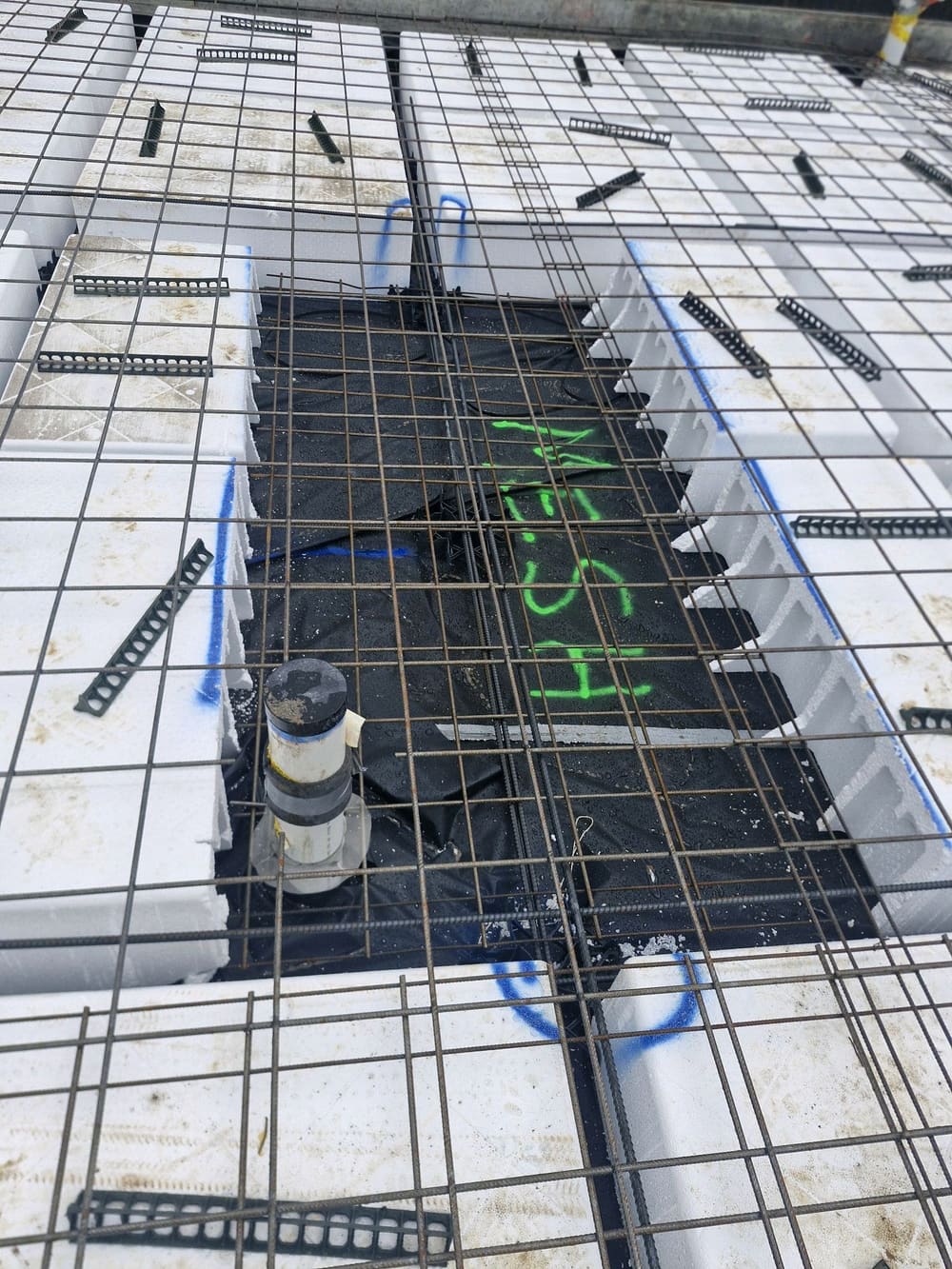 Shower recess not formed, recorded during a slab pre-pour inspection in Sunnybank Hills