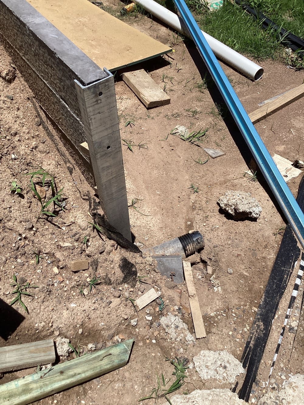Water drainage, recorded during a waterproofing inspection in Brassall